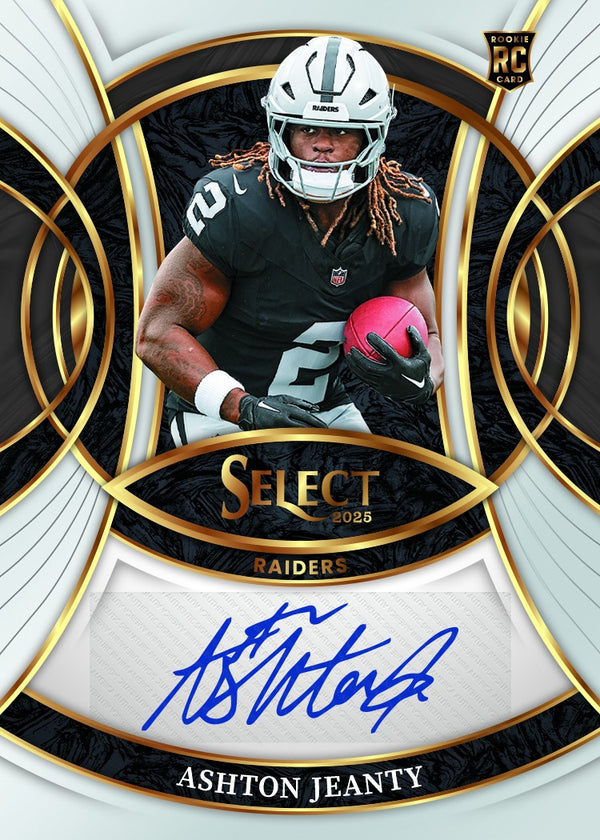 2025 Panini Select Football Hobby Mega Box (10 Mega Exclusive Black & Orange Prizm Shock)