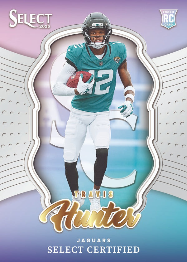 2025 Panini Select Football Hobby Mega Box (10 Mega Exclusive Black & Orange Prizm Shock)