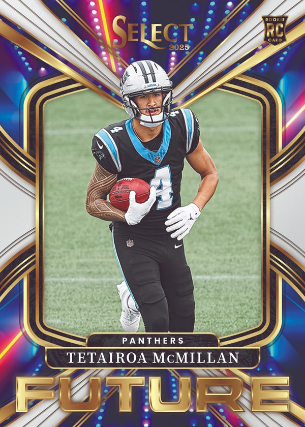 2025 Panini Select Football Hobby Mega Box (10 Mega Exclusive Black & Orange Prizm Shock)