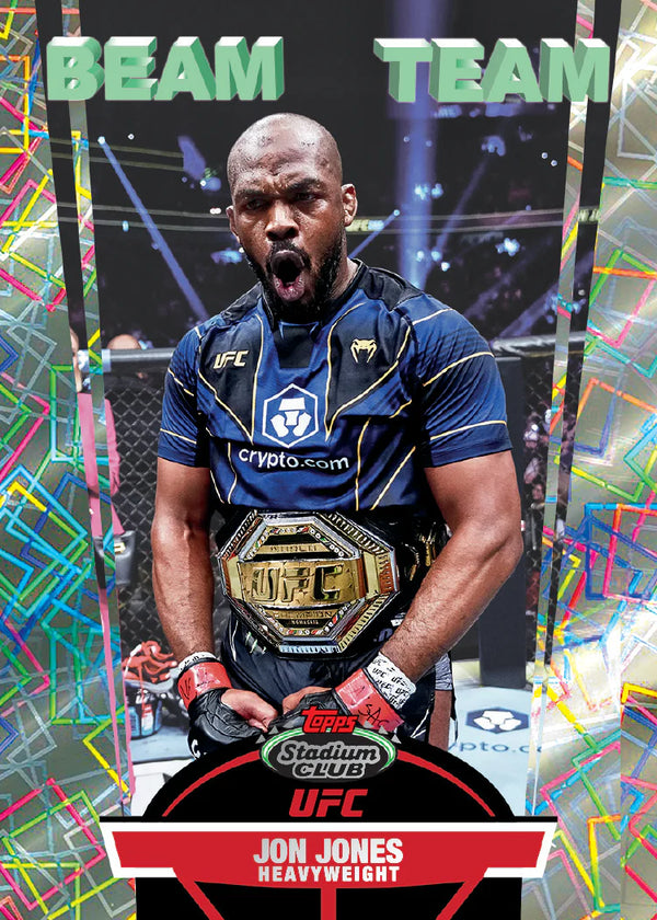 2025 Topps Stadium Club UFC 6-Pack Blaster Box (1 Exclusive Chrome Lava Parallel)