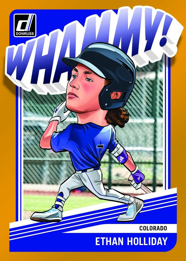 2026 Panini Donruss Baseball Blaster Hobby Box (Exclusive Red & Blue Parallels)