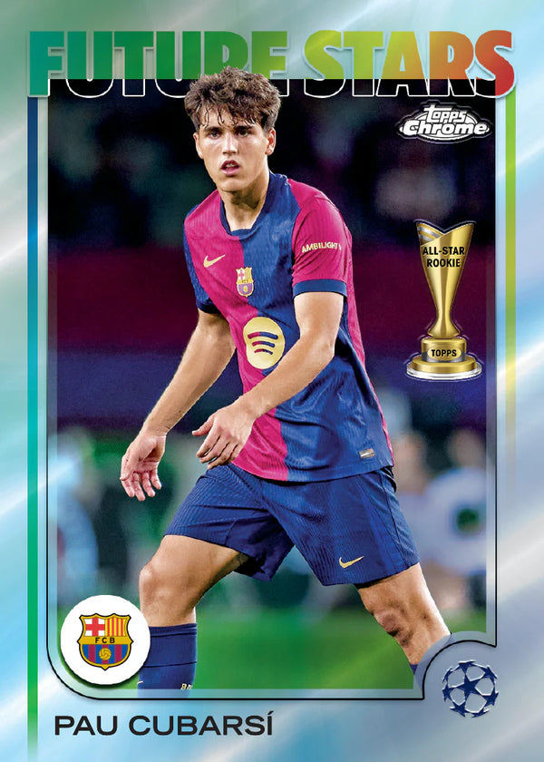 2024-25 Topps Chrome UEFA Club Competitions Soccer Hobby Box