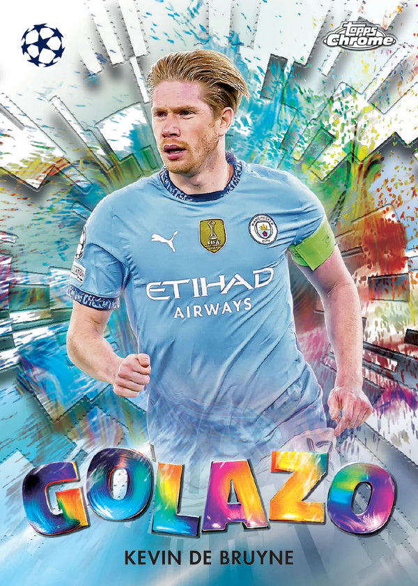2024-25 Topps Chrome UEFA Club Competitions Soccer Hobby Box