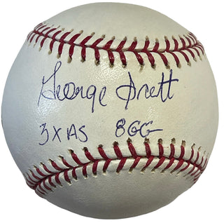 George Scott Autographed Official Major League Baseball (Tristar/MLB)