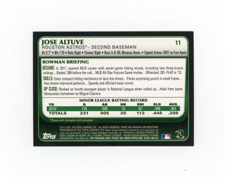 Jose Altuve 2011 Topps Bowman #11 Card