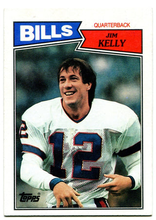 Jim Kelly 1987 Topps Unsigned Card