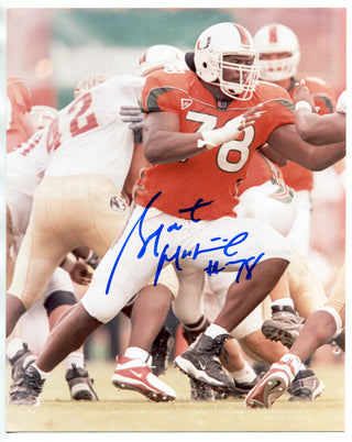 Bryant McKinnie Autographed 8x10 Photo