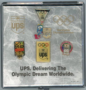 1996 Olympics UPS Pin Set