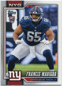 Francis Mauigoa 2026 Topps Flagship RC Card #373