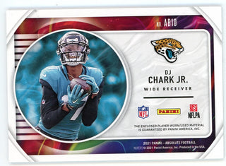 DJ Chark 2021 Panini Absolute Burners Patch Relic #AB10