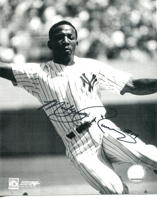 Mickey Rivers Autographed 8x10 Photo