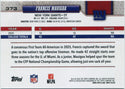 Francis Mauigoa 2026 Topps Flagship RC Card #373