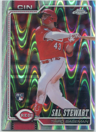 Sal Stewart 2026 Topps Chrome Lava Refractor RC #6