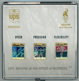 Atlanta 1996 UPS Olympic Games Pin Set