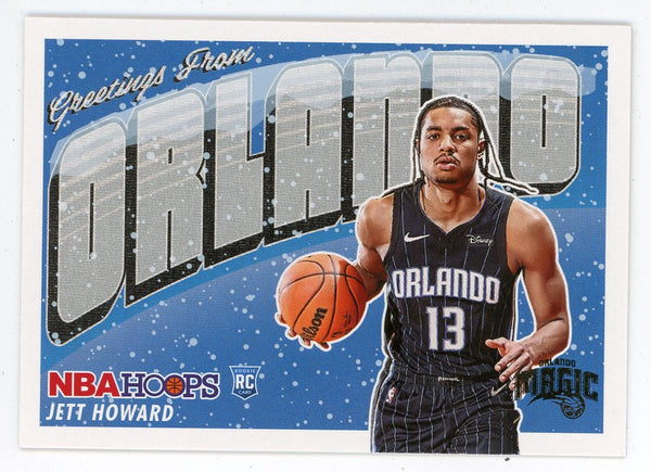 Jett Howard 2023-24 Panini Hoops Rookie Greetings Snow #16