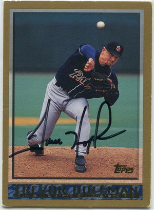 Trevor Hoffman 1997 Topps Autographed Card JSA Certified