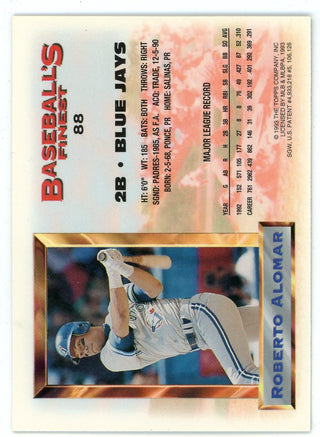 Roberto Alomar 1993 Topps Baseball Finest All-Star #88