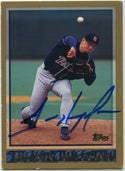 Trevor Hoffman 1997 Topps Autographed Card JSA Certified