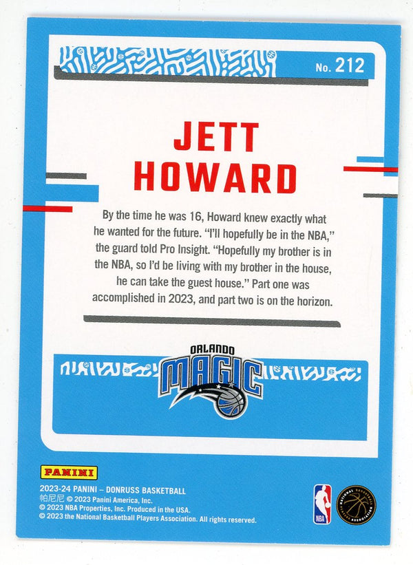 Jett Howard 2023-24 Panini Donruss #212