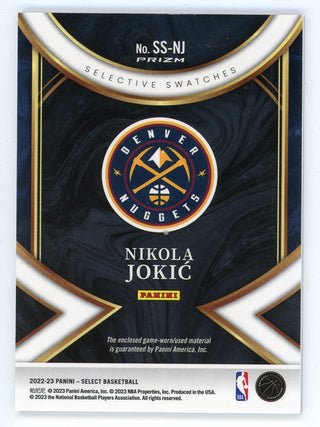 Nikola Jokic 2022-23 Panini Select Patch Relic #SS-NJ