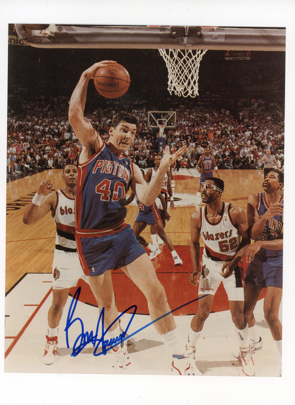 Bill Laimbeer Autographed 8x10 Photo