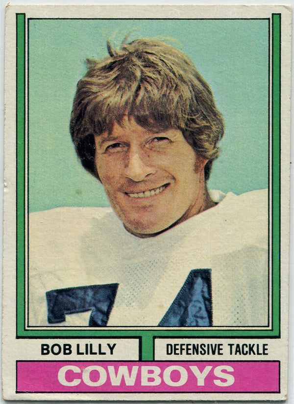 Bob Lilly 1974 Topps Card #250