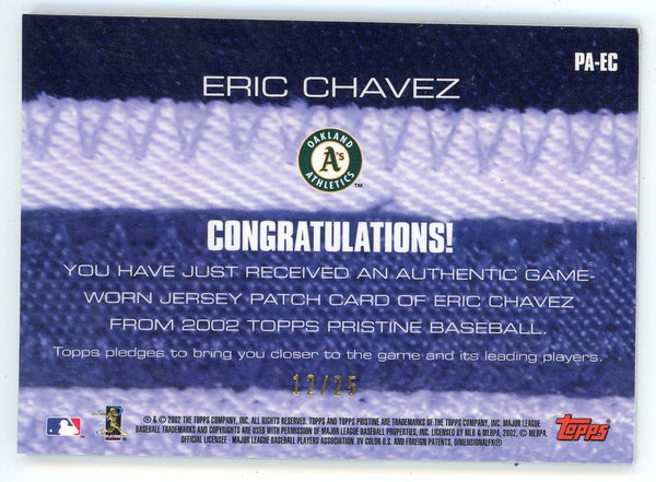 Eric Chavez 2002 Upper Deck Jersey Card