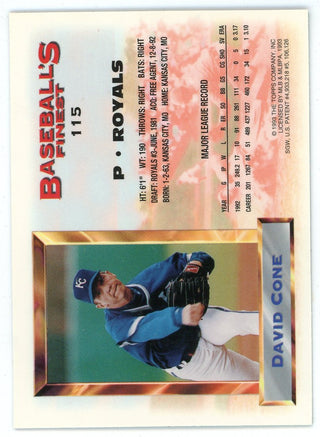 David Cone 1993 Topps Baseball Finest All-Star #115