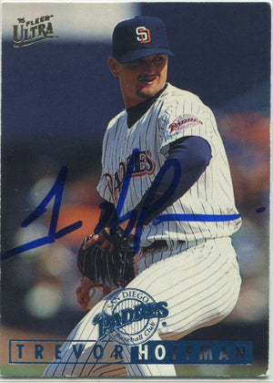 Trevor Hoffman 1995 Fleer Autographed Card JSA Certified