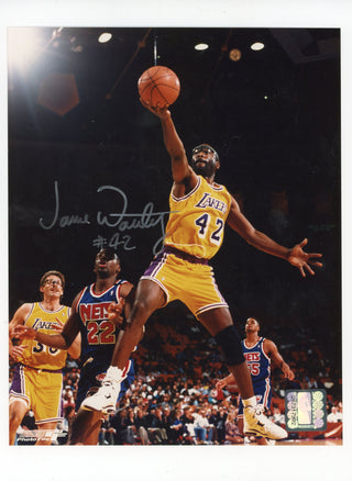 Jerry West Los Angeles Lakers Signed NBA 75 8X10 Steiner CX