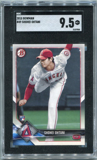 Shohei Ohtani 2018 Bowman RC #49 SGC Graded 9.5