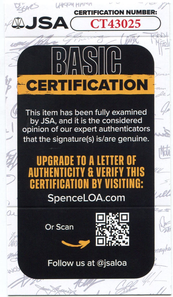 Trevor Hoffman 1995 Fleer Autographed Card JSA Certified