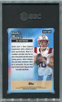 Drake Maye 2024 Topps Chrome All-Etch Pink Refractor RC #CAE-DM SGC Graded 10
