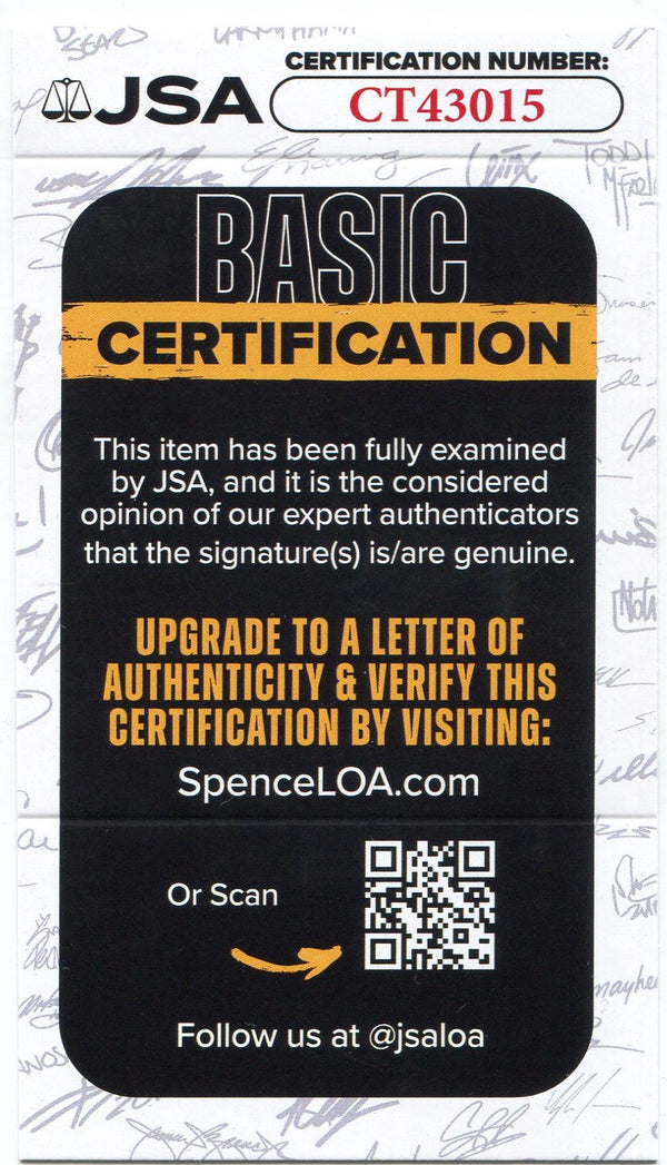 Trevor Hoffman 1999 Topps Gallery Autographed Card JSA Certified