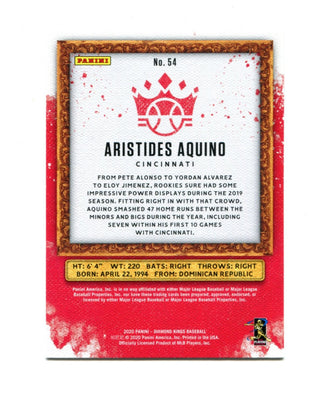 Aristides Aquino 2020 Panini Artist's Proof #54 Card