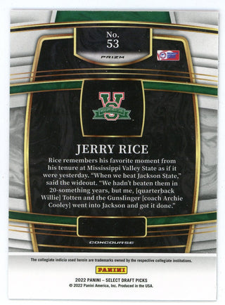 Jerry Rice 2022 Panini Select Draft Picks #53