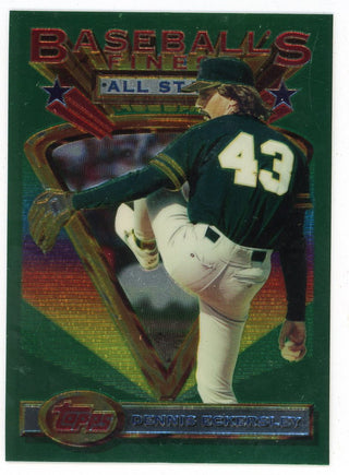 Dennis Eckersley 1993 Topps Baseball Finest All-Star #100
