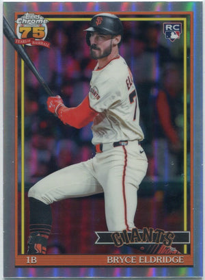 Bryce Eldridge 2026 Topps Chrome Throwback Refractor RC #91CB-30