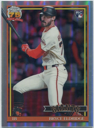 Bryce Eldridge 2026 Topps Chrome Throwback Refractor RC #91CB-30