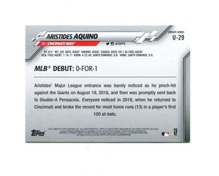 Aristides Aquino 2020 Topps MLB Debut #U-29 Card