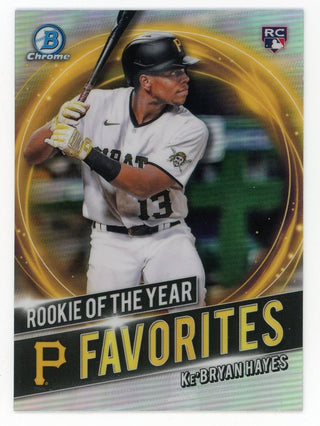Ke'Bryan Hayes 2021 Topps Bowman Chrome Rookie Of The Year Favorite #RRY-KH Card