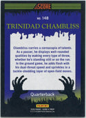 Trinidad Chambliss 2026 Panini Score A Treat RC #148