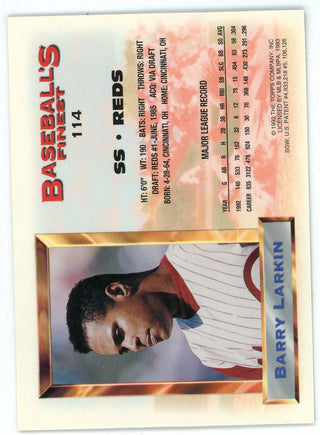 Barry Larkin 1993 Topps Baseball Finest All-Star #114