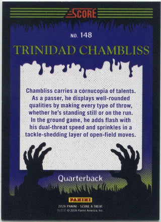 Trinidad Chambliss 2026 Panini Score A Treat Slime Parallel RC #148