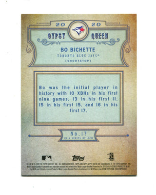 Bo Bichette 2020 Topps Gypsy Queen #17 Card