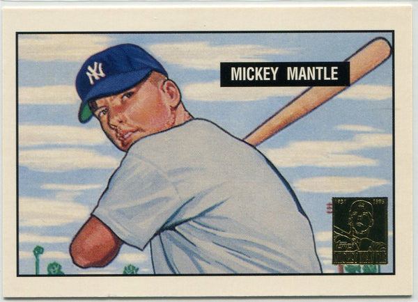 Mickey Mantle 1996 Topps Mickey Mantle Commemorative Set Card #1