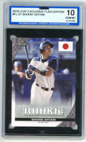 Shohei Ohtani 2018 Leaf Exclusive Flag Edition #FL-01 ISA 10