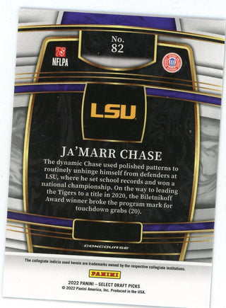 Ja'Marr Chase 2022 Panini Select Draft Picks #82