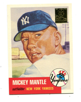 Mickey Mantle 1996 Topps Commemorative Set #82 Reprint Card