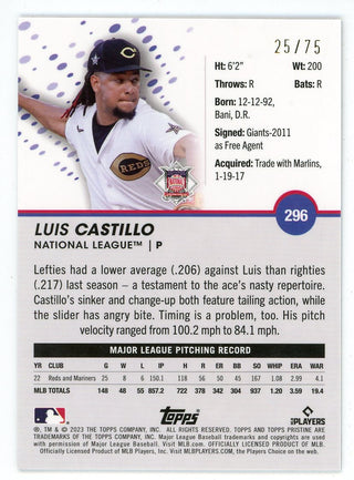 Luis Castillo 2023 Topps Platinum #296